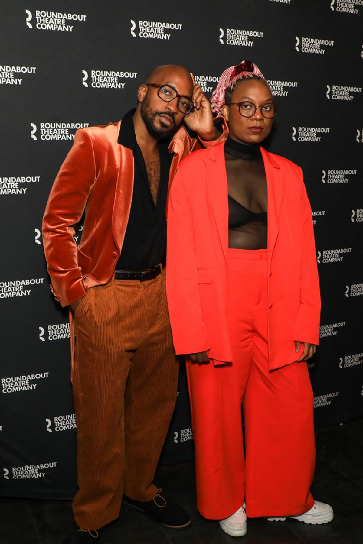 Dave Harris, playwright and Miranda Haymon, director  at 