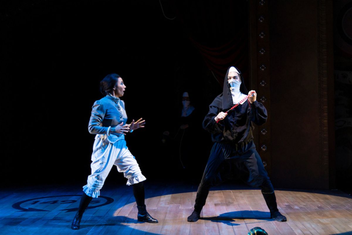 Shyla Lefter and Edward Astor Chin at Photos: First Look at BETWEEN TWO KNEES at Yale Rep
