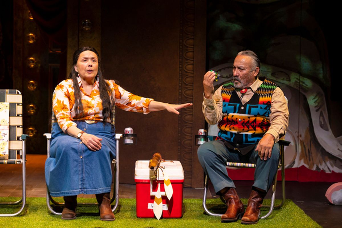 Sheila Tousey and Wotko Long at 