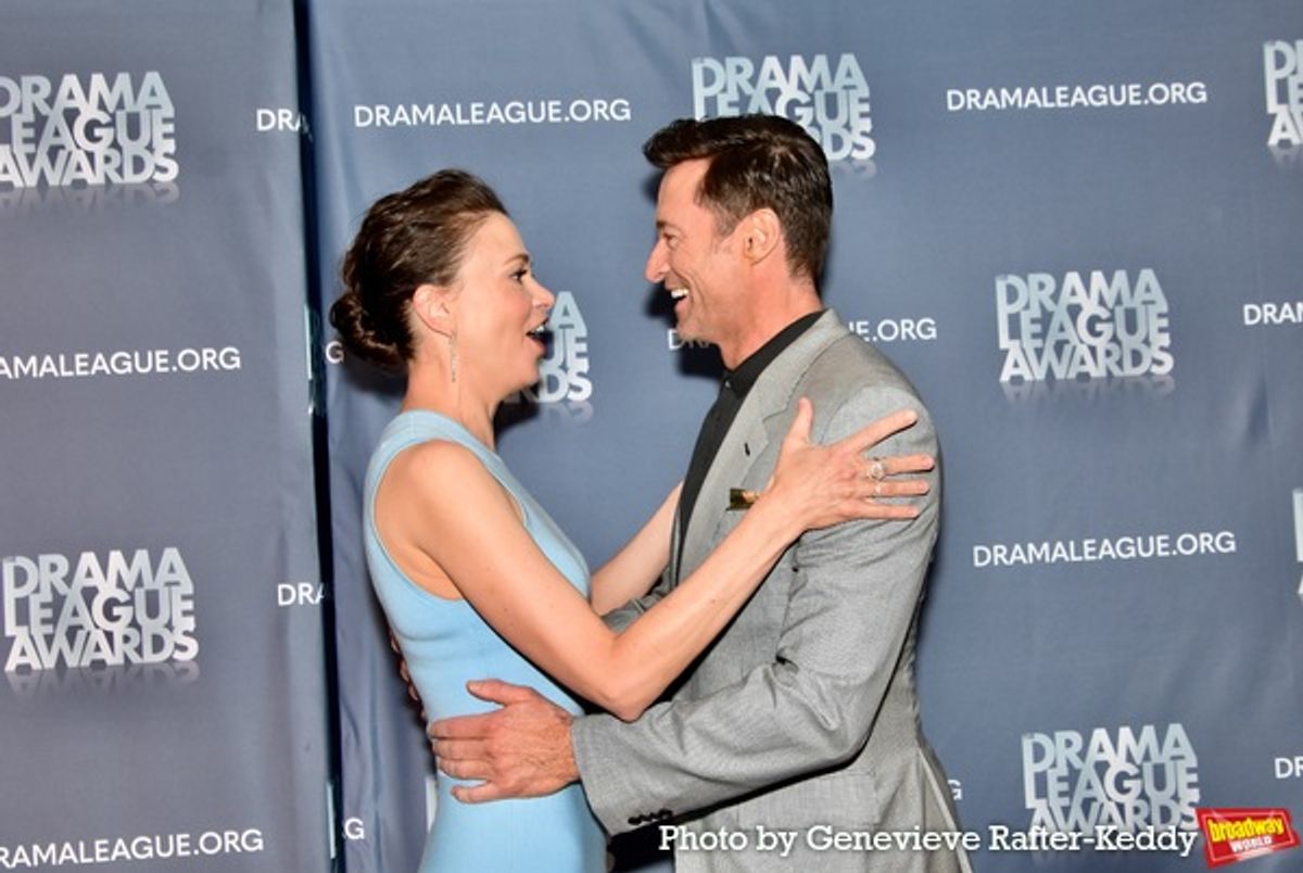 Sutton Foster and Hugh Jackman at 