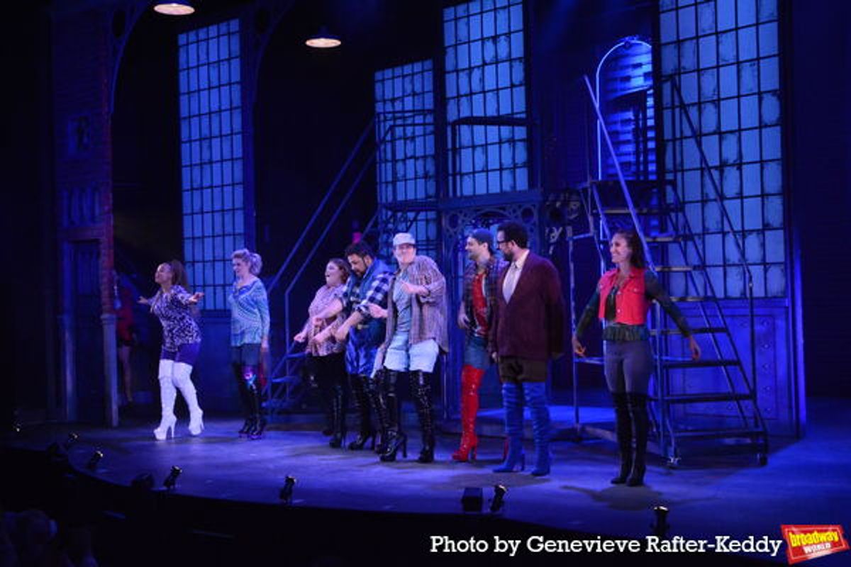 The Cast of Kinky Boots at Photos: The Cast of KINKY BOOTS Takes Curtain Call Bows