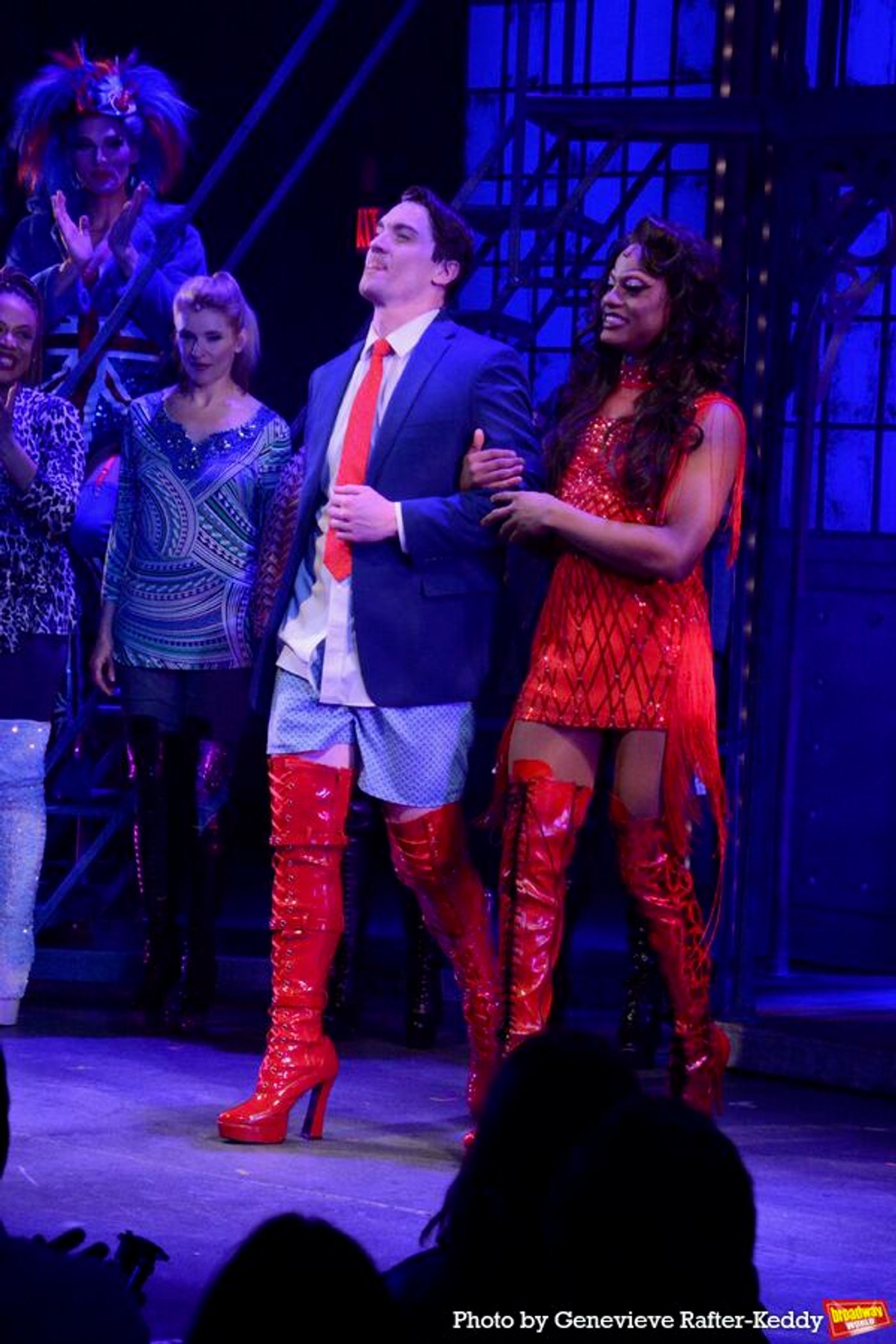 Photos: The Cast of KINKY BOOTS Takes Curtain Call Bows  Image