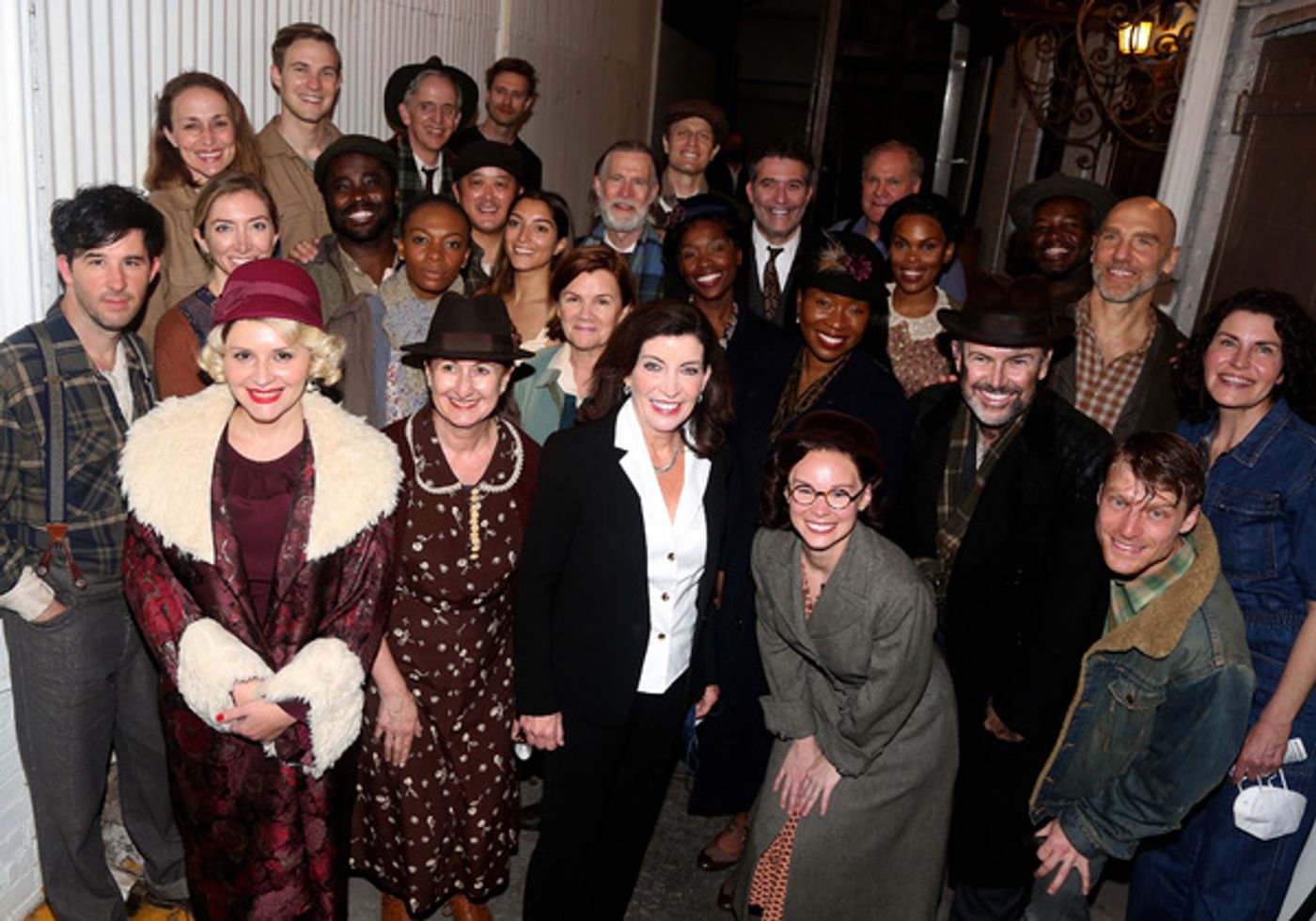 Photos: New York Governor Kathy Hochul Stops by Broadway's GIRL FROM THE NORTH COUNTRY  Image