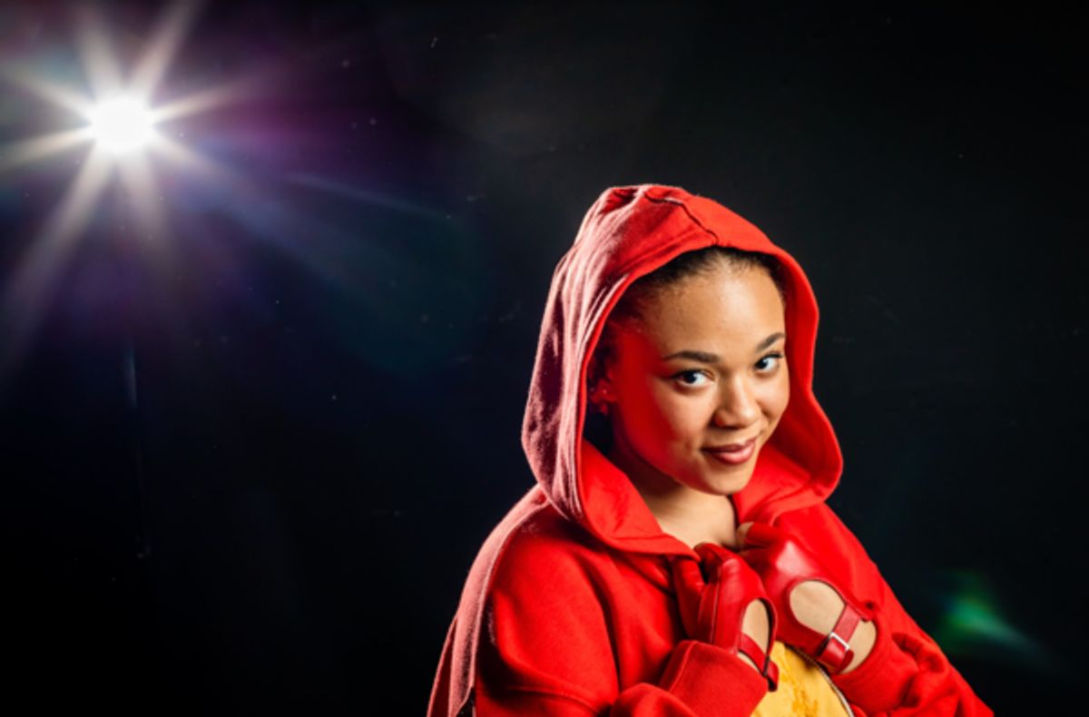Grace Ellis Solomon as Little Red Ridinghood. at Photos: First Look at The Arden Theatre Company's Production of INTO THE WOODS
