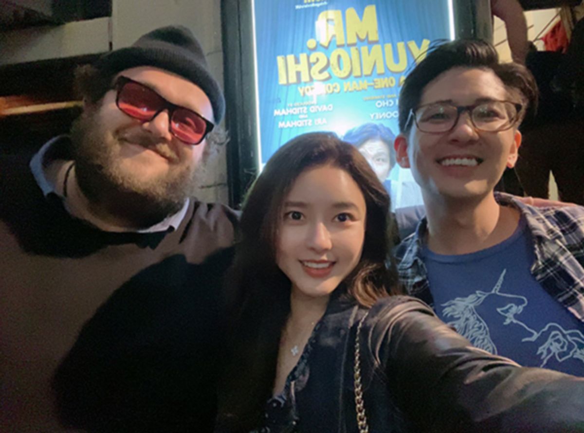 Producer Ari Stidham, Korean TV and Korean television star Oh Ji-eun and Actor/Writer/Director J. Elijah Cho
 at 