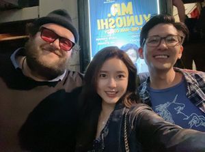 Producer Ari Stidham, Korean TV and Korean television star Oh Ji-eun and Actor/Writer/Director J. Elijah Cho
@ BroadwayWorld Producer Ari Stidham, Korean TV and Korean television star Oh Ji-eun and Actor/Writer Photo
