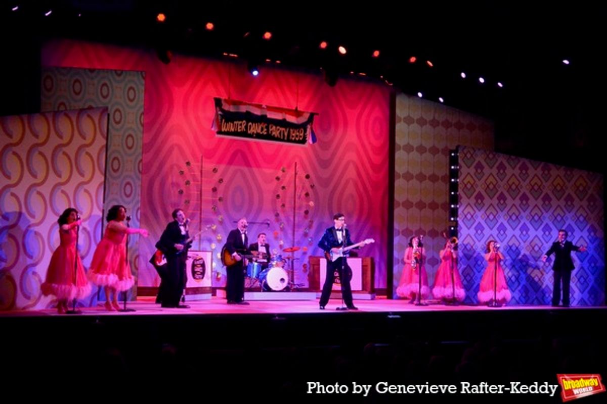 John Dewey and The Cast of The Buddy Holly Story at 