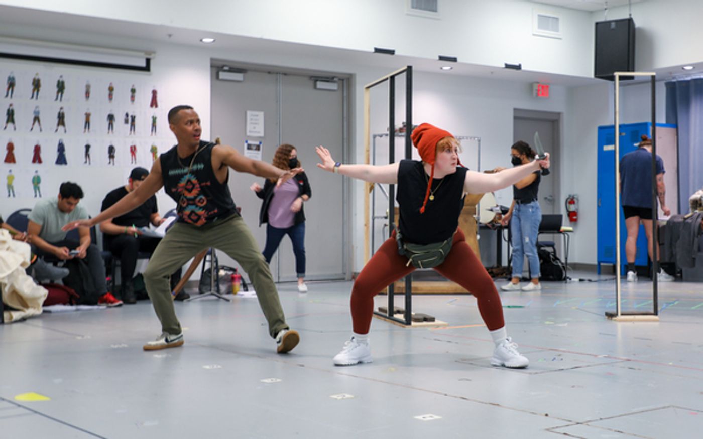 Photos: Go Inside Rehearsals for Douglas Carter Beane & Lewis Flinn's New Musical HOOD  Image