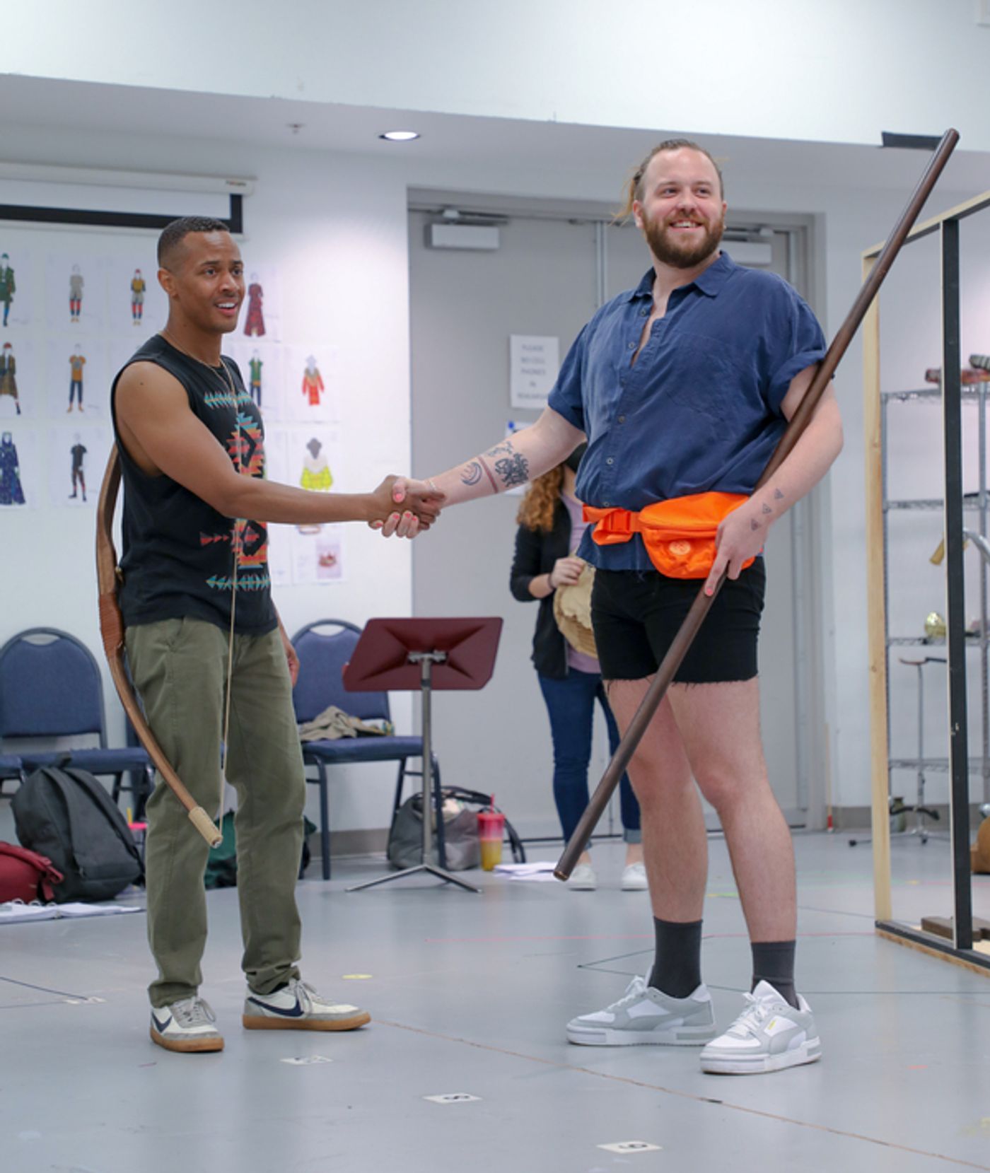 Photos: Go Inside Rehearsals for Douglas Carter Beane & Lewis Flinn's New Musical HOOD  Image