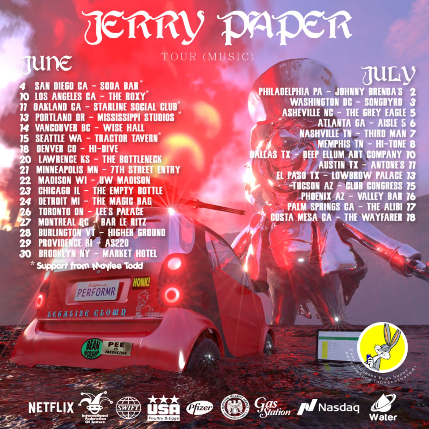VIDEO: Jerry Paper Shares 'Shaking Ass' Visualizer VIDEO: Jerry Paper Shares 'Shaking Ass' Visualizer Image