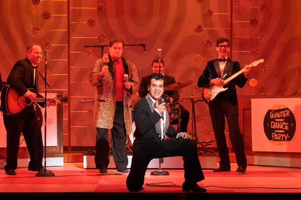 Jorge Blakley (center) with Sean Cullen Carroll, Jack Boice, Zachary Scott Prall and  Photo