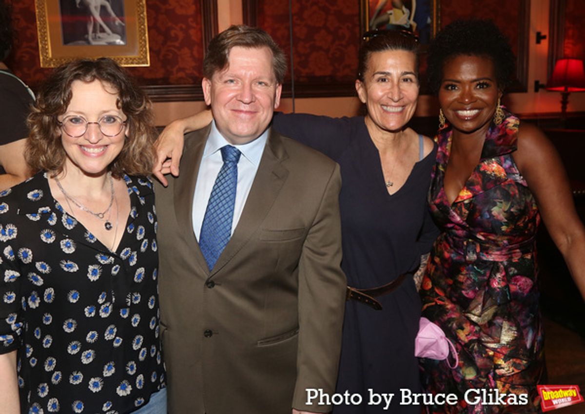 Jessica Stone, David Lindsay-Abaire, Jeanine Tesori and LaChanze  at 