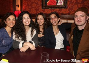 Tala Ashe, Sanaz Toossi, Marjan Neshat, Pooya Mohseni and Knud Adams  Photo