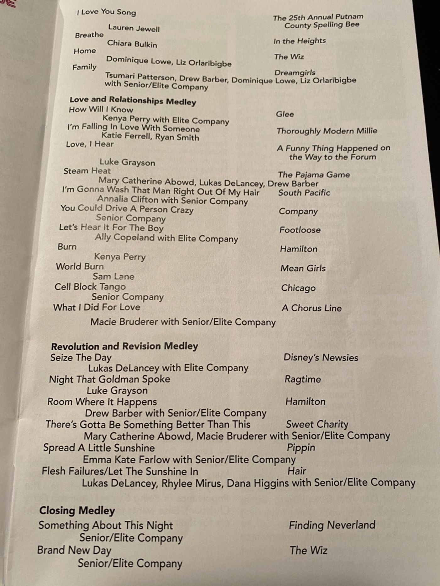 Review: City Springs' Senior/Elite Pre-Pro Showcase Proves a Phenomenal Afternoon of Musical Theatre  Image