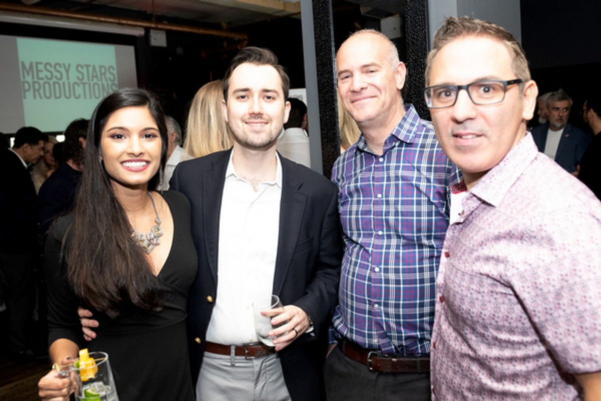 Srishti Shrivastava, Leif Bakke, Andrew Schmertz, Yanay Cohen at Photos: Inside The MESSY STARS PRODUCTIONS Launch Party