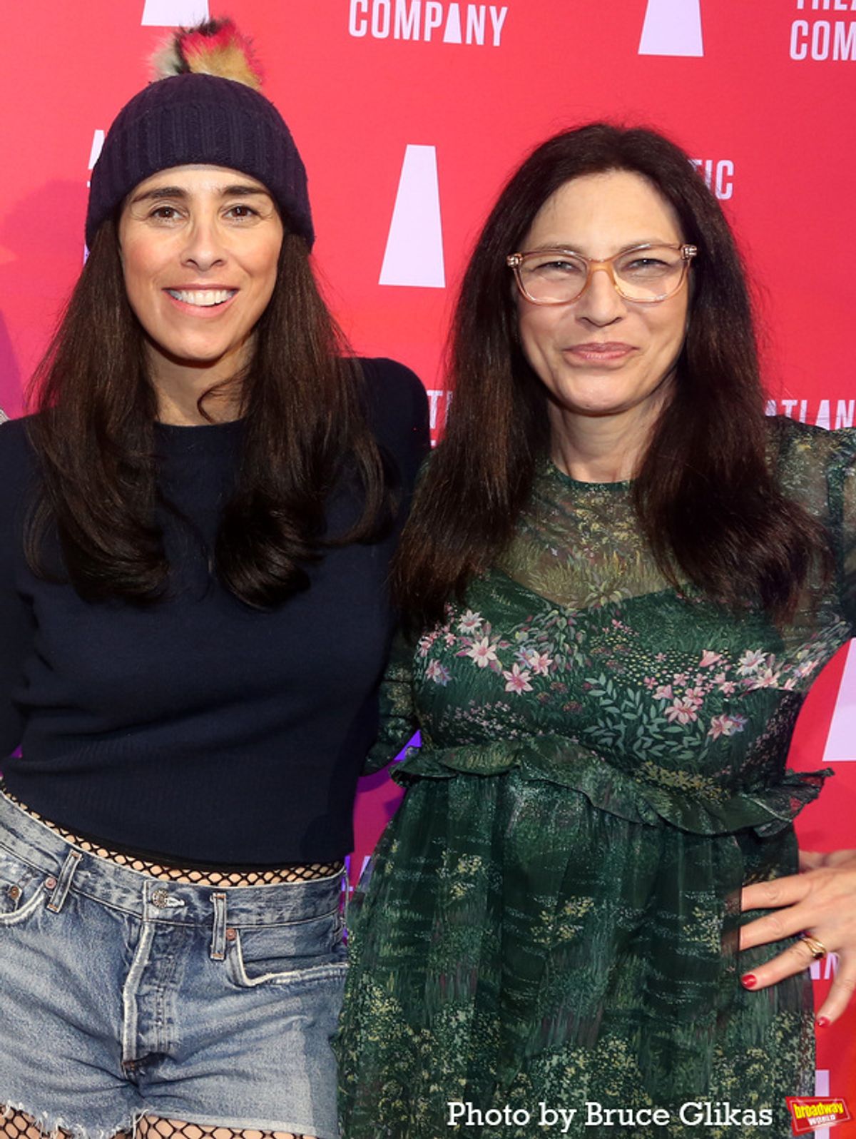 Sarah Silverman and sister Laura Silverman at 
