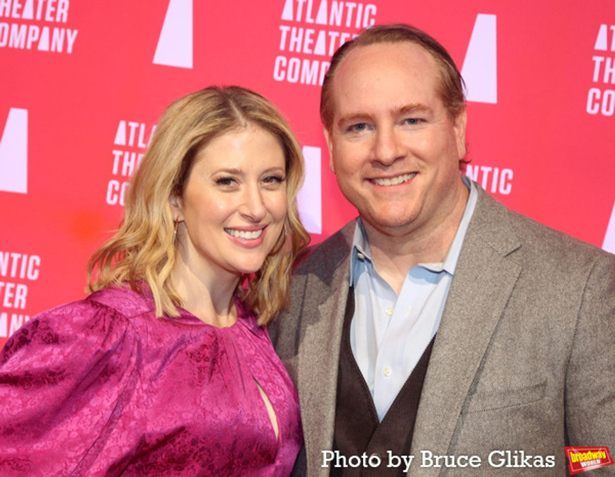 Caissie Levy and Darren Goldstein  at 