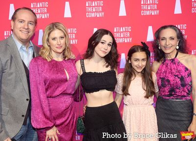 Darren Goldstein, Caissie Levy, Emily Zimmerman, Zoe Glick and Bebe Neuwirth  Photo
