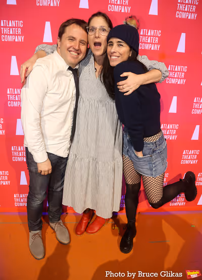 Joshua Harmon, Anne Kauffman and Sarah Silverman Photo