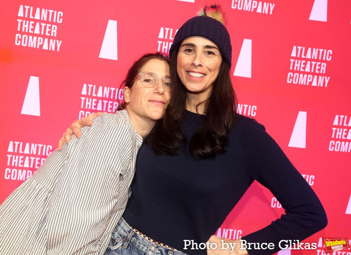 Anne Kauffman and Sarah Silverman at 