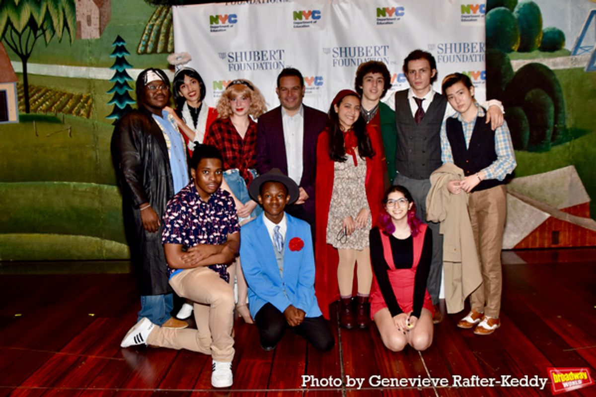 Student Performers from NYCDOE Schools at Photos: See LaChanze, Shuler Hensley, Denée Benton & More at The Shubert Foundation's 2022 High School Theatre Festival