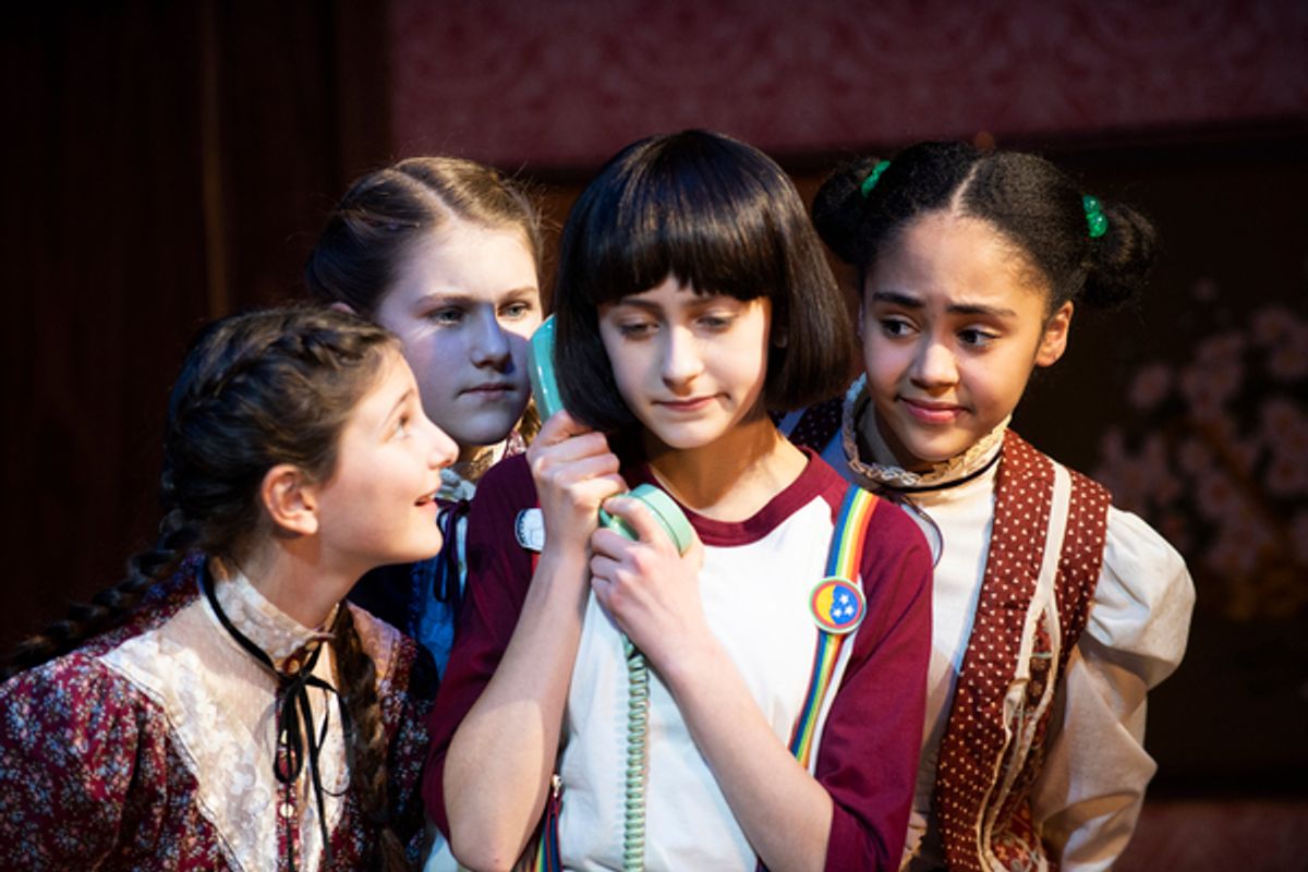 Margot Weintraub, Charlotte Elizabeth Curtis, Zoe Glick
and Charlotte MacLeod  at 