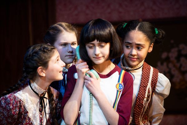 Margot Weintraub, Charlotte Elizabeth Curtis, Zoe Glick
and Charlotte MacLeod  Photo