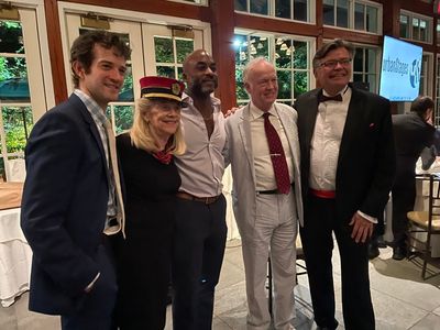 AJ Shively, Frances Hill, Terrence Archie, Reed Birney, Urban Stages Board Member Photo