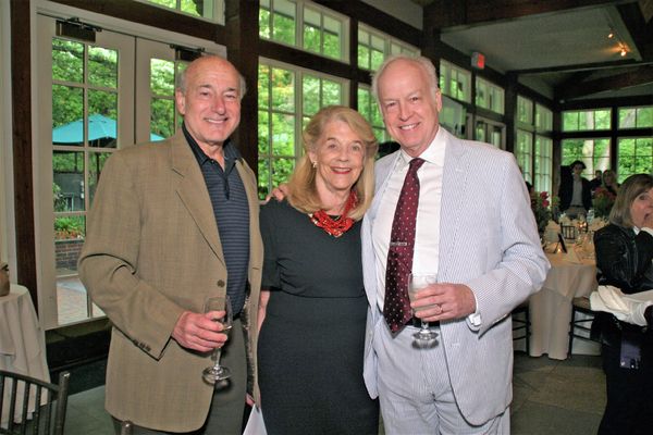Peter Friedman, Urban Stages Frances Hill and honoree Reed Birney Photo
