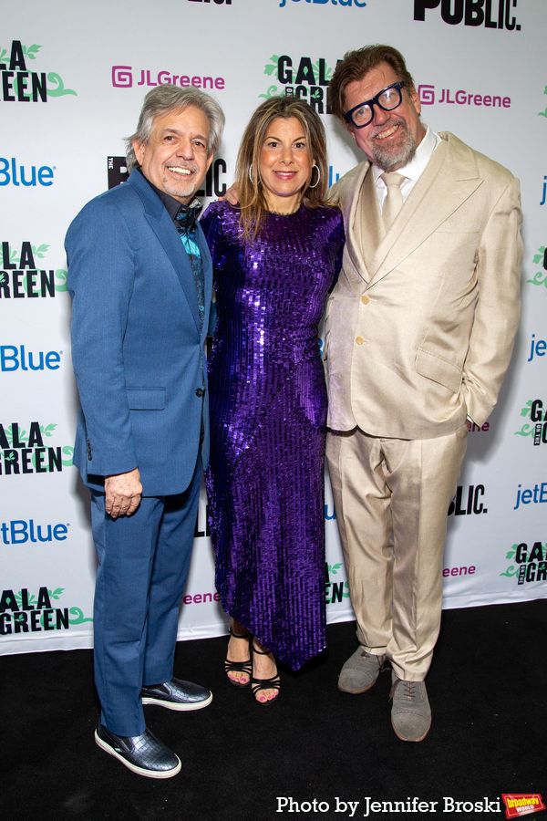 Luis Miranda, Arielle Tepper, Oskar Eustis Photo
