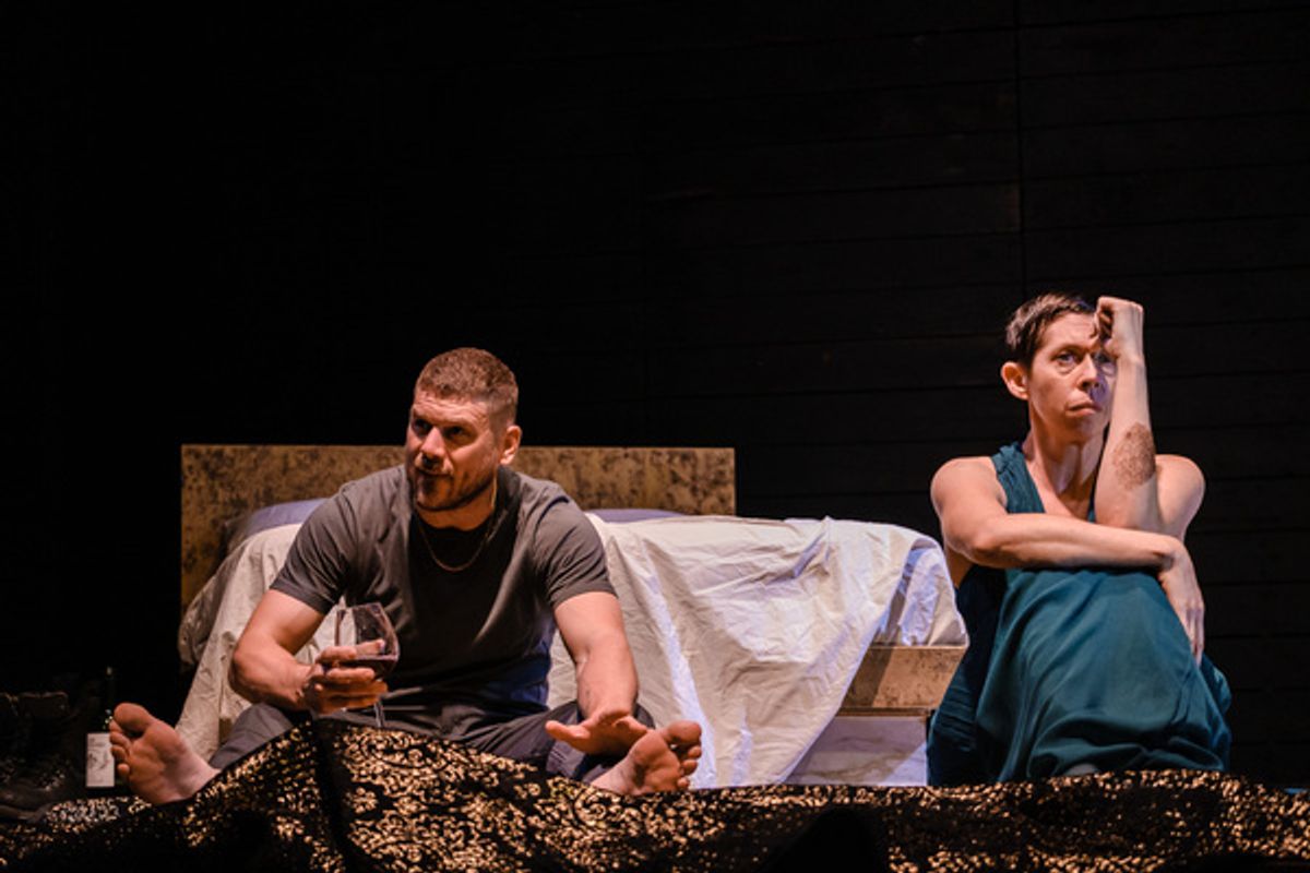 David Walmsley, Eileen Walsh at 