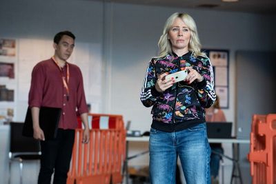 Leo Wan (Xander) and Samantha Power (Faye)  Photo