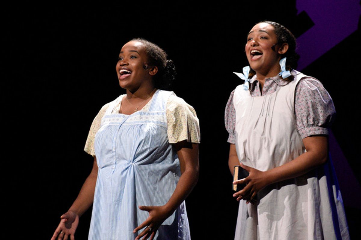 CAMILE CAPERS and BRIANNA JUSTINE at Photos: First Look At THE COLOR PURPLE At Plaza's Broadway Long Island