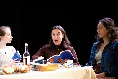 Alice Zelenko, Dylan Seders Hoffman, and Sophie Krietzberg in These and Those at the  Photo