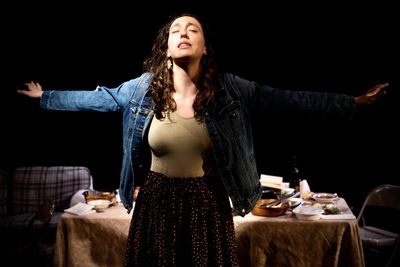Alice Zelenko in These and Those at the New York Theater Festival. Photos: Jake Capri Photo