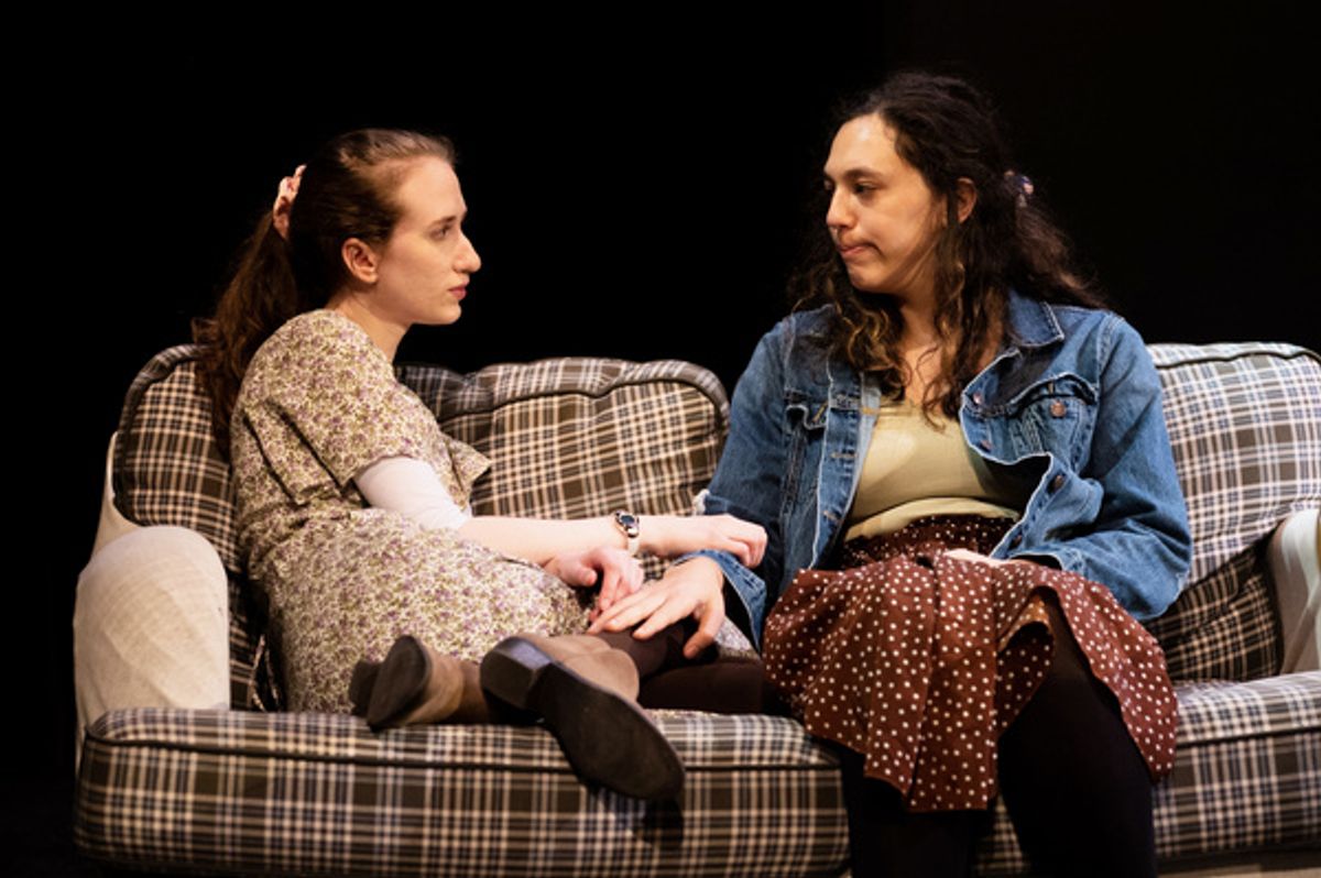 Alice Zelenko and Dylan Seders Hoffman in These and Those at the New York Theater Festival. Photos: Jake Capriotti. at 