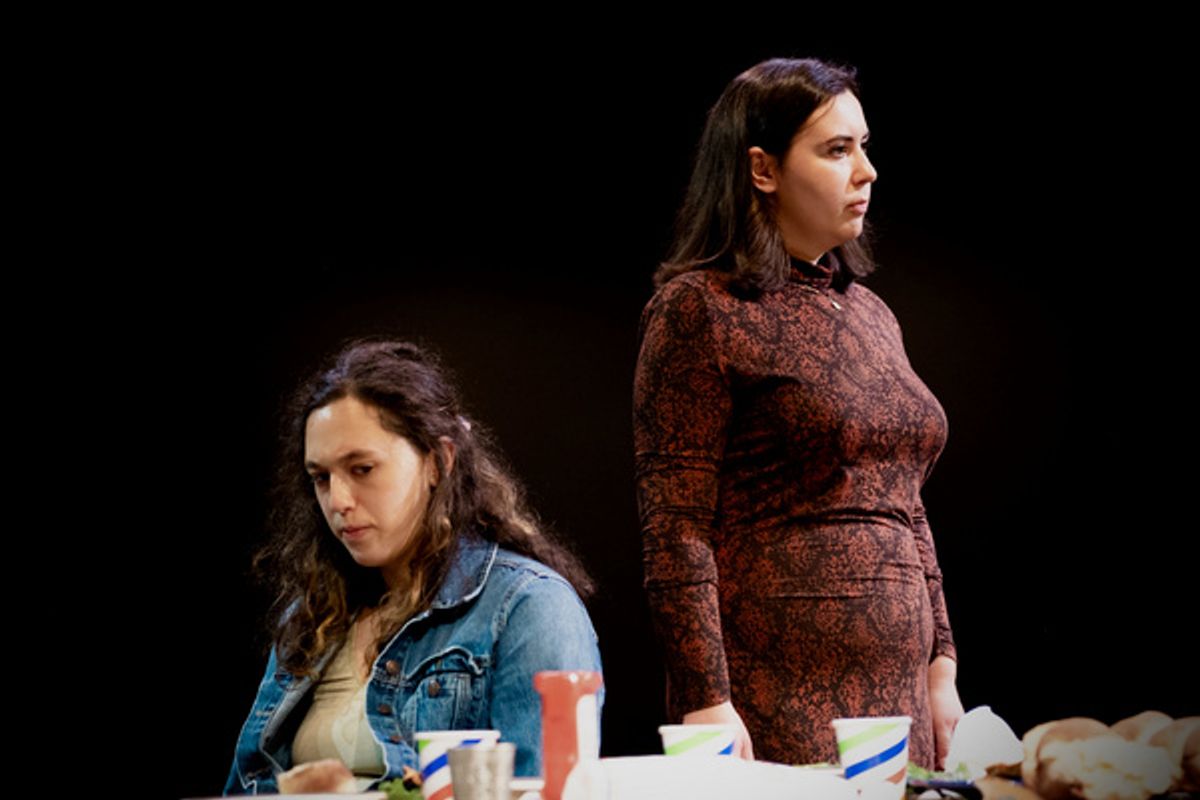 Alice Zelenko and Sophie Krietzberg in These and Those at the New York Theater Festival. Photos: Jake Capriotti. at Photos: First Look At THESE AND THOSE At The New York Theater Festival