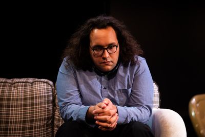 Nic Sanchez in These and Those at the New York Theater Festival. Photos: Jake Capriot Photo