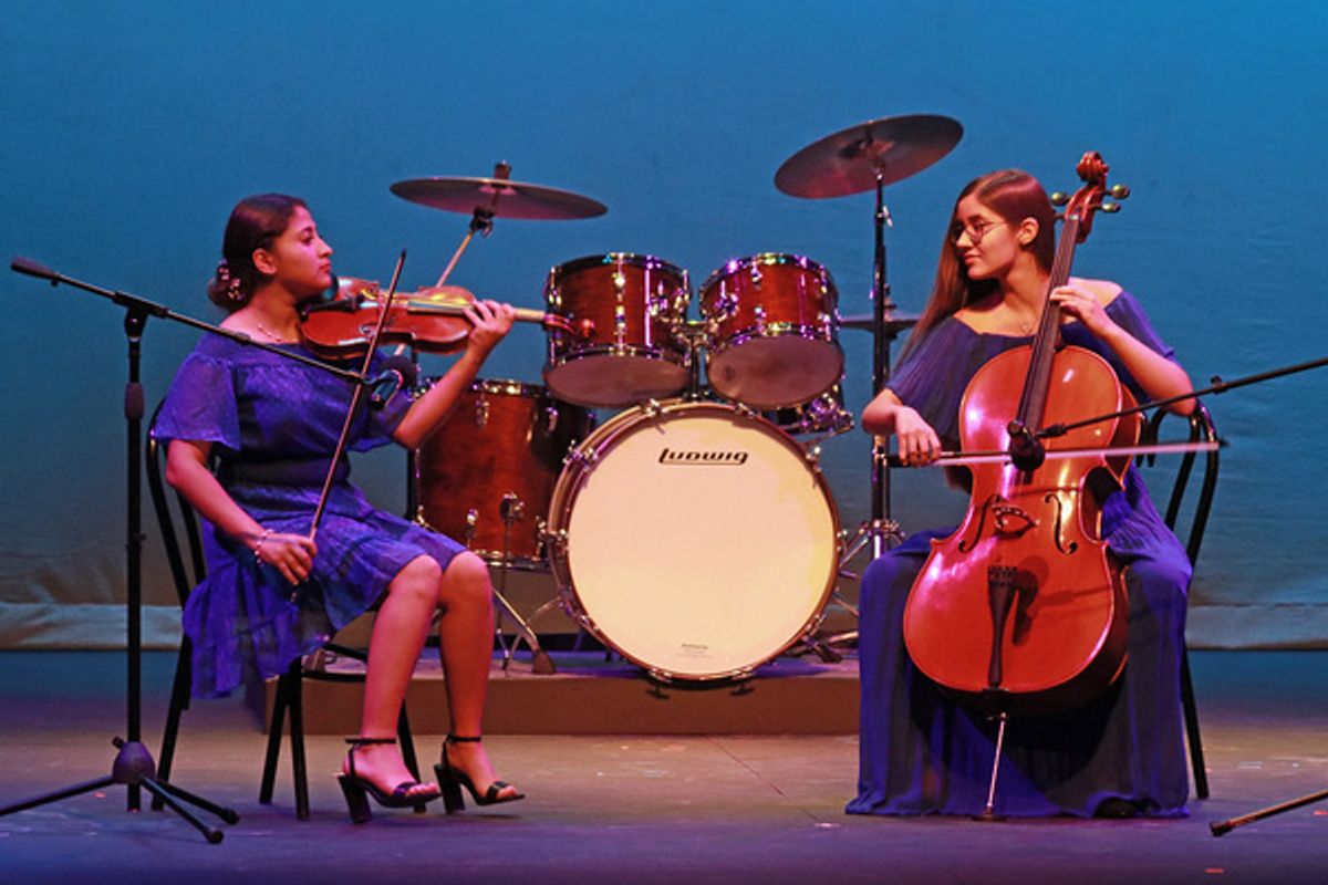Group Musical Instrument/Bands Winner  Amici  Jessica Olivera, 17, School for Advanced Studies and Maria Luisa Sanchez Agelvis, 16, Miami Arts Studio 6-12 @ Zelda Glazer at Photos: Actors' Playhouse and The Children's Trust Announce The 2022 Young Talent Big Dreams Competition Winners