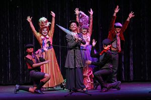 Group Vocals and Overall Grand Prize Winner Supercalifragilisticexpialidocious of SAH Conservatory of Dramatic Arts Melanie Colmenares, 12, Dr. Toni Bilbao Preparatory Academy; Daniela Montes, 12, D @ BroadwayWorld Group Vocals and Overall Grand Prize Winner Supercalifragilisticexpialidocious of SA Photo