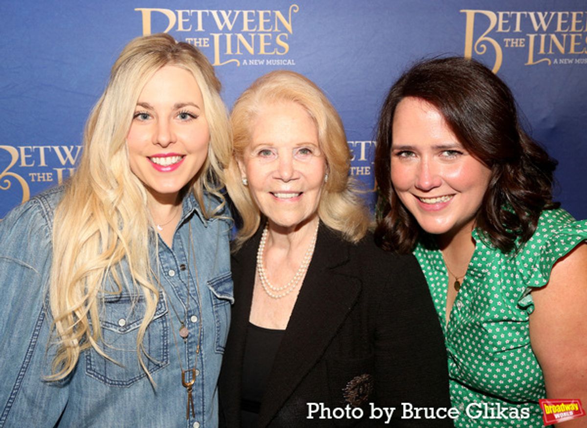 Elyssa Samsel, Daryl Roth and Kate Anderson at 