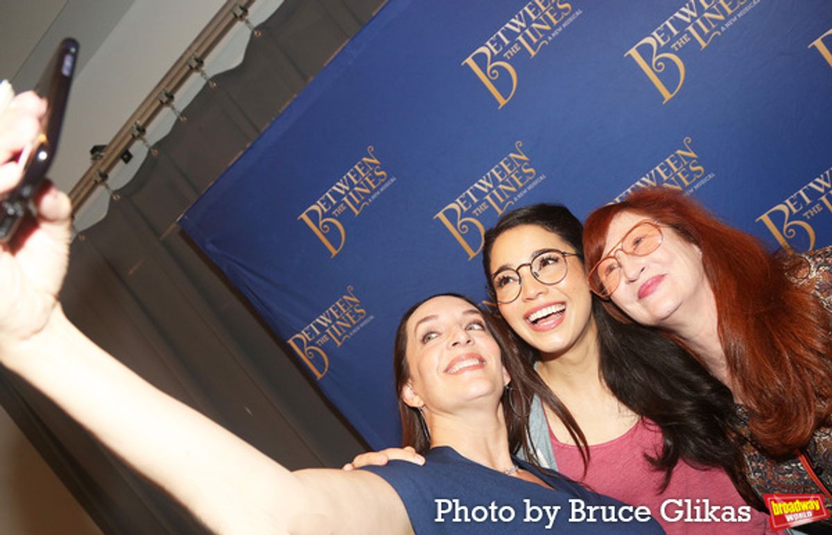 Julia Murney, Arielle Jacobs and Vicki Lewis at 