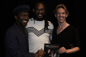 Fonzi Thornton, John James, and Christian John Wikane. Photo by DwSnapshot Photograph Photo