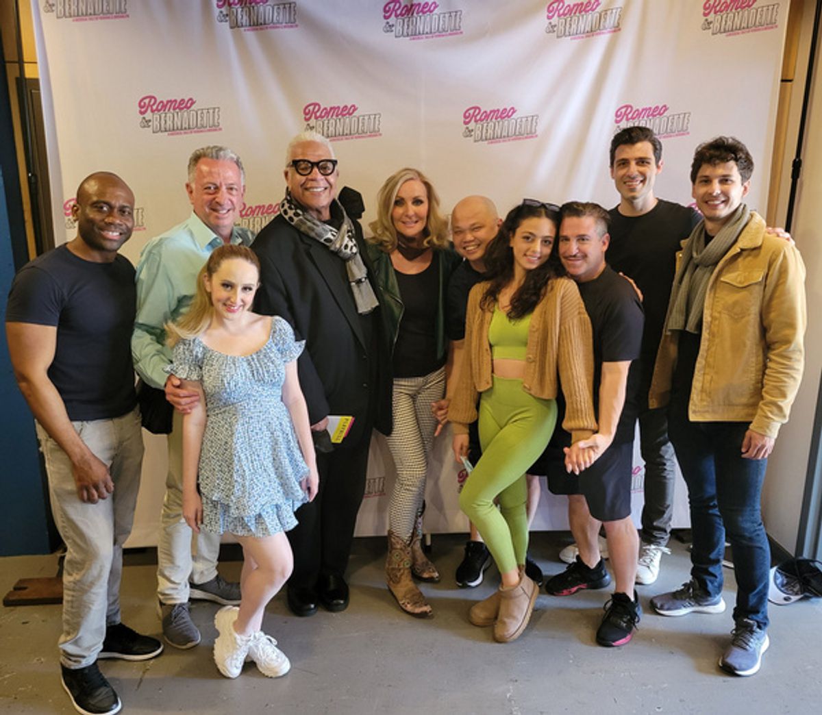 KEN PAGE and the cast of Romeo & Bernadette: A Musical Tale of Verona and Brooklyn.  at 