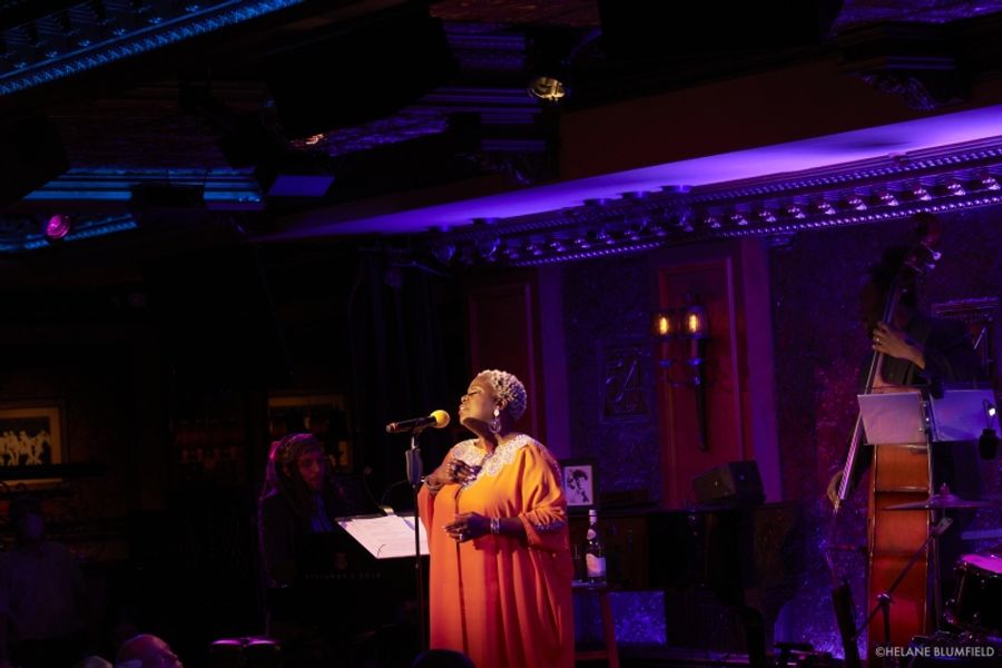 Photos: LILLIAS WHITE: DIVINE SASS, A TRIBUTE TO THE DIVINE ONE – SARAH VAUGHAN at Feinstein's/54 Below by Helane Blumfield  Image