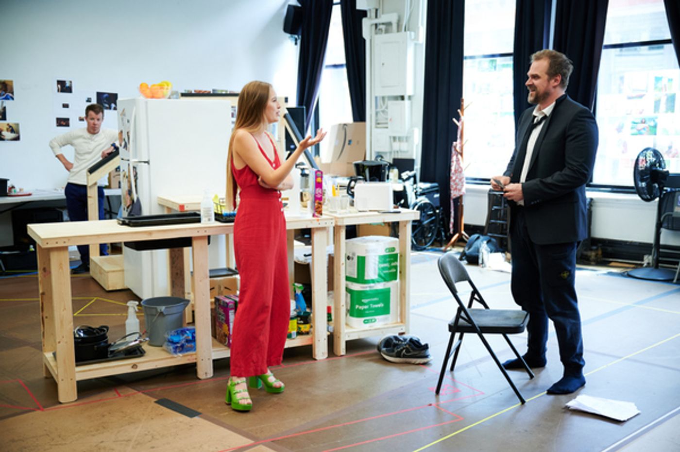 Photos: First Look at David Harbour, Bill Pullman & More in Rehearsals for Theresa Rebeck's MAD HOUSE  Image