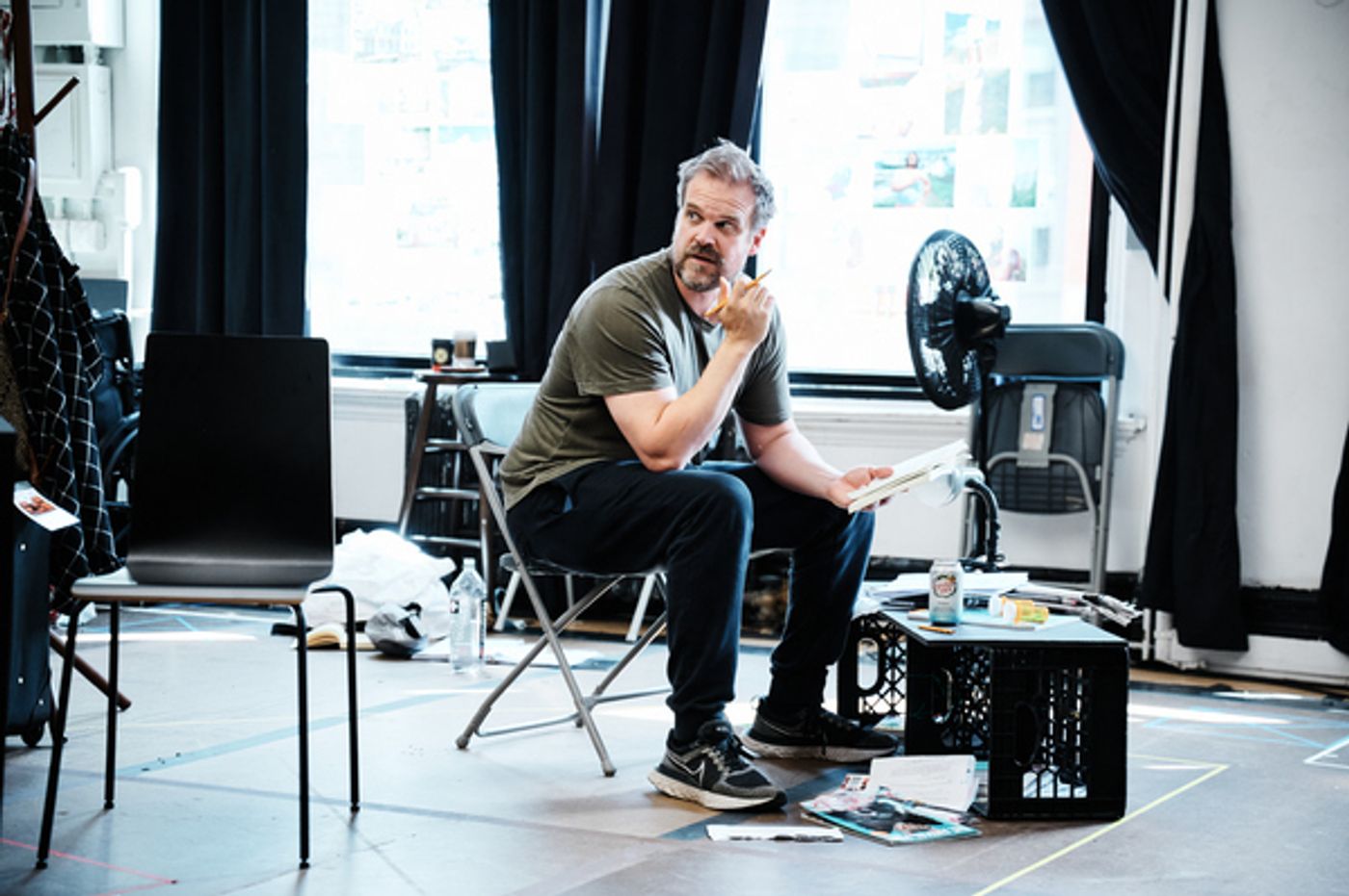 Photos: First Look at David Harbour, Bill Pullman & More in Rehearsals for Theresa Rebeck's MAD HOUSE  Image