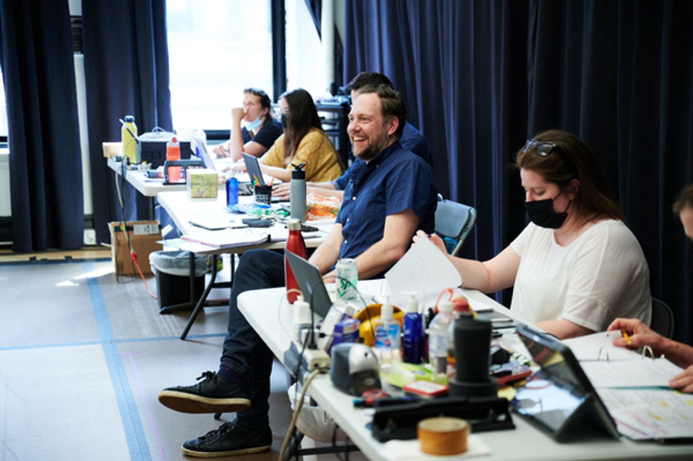 Photos: First Look at David Harbour, Bill Pullman & More in Rehearsals for Theresa Rebeck's MAD HOUSE  Image