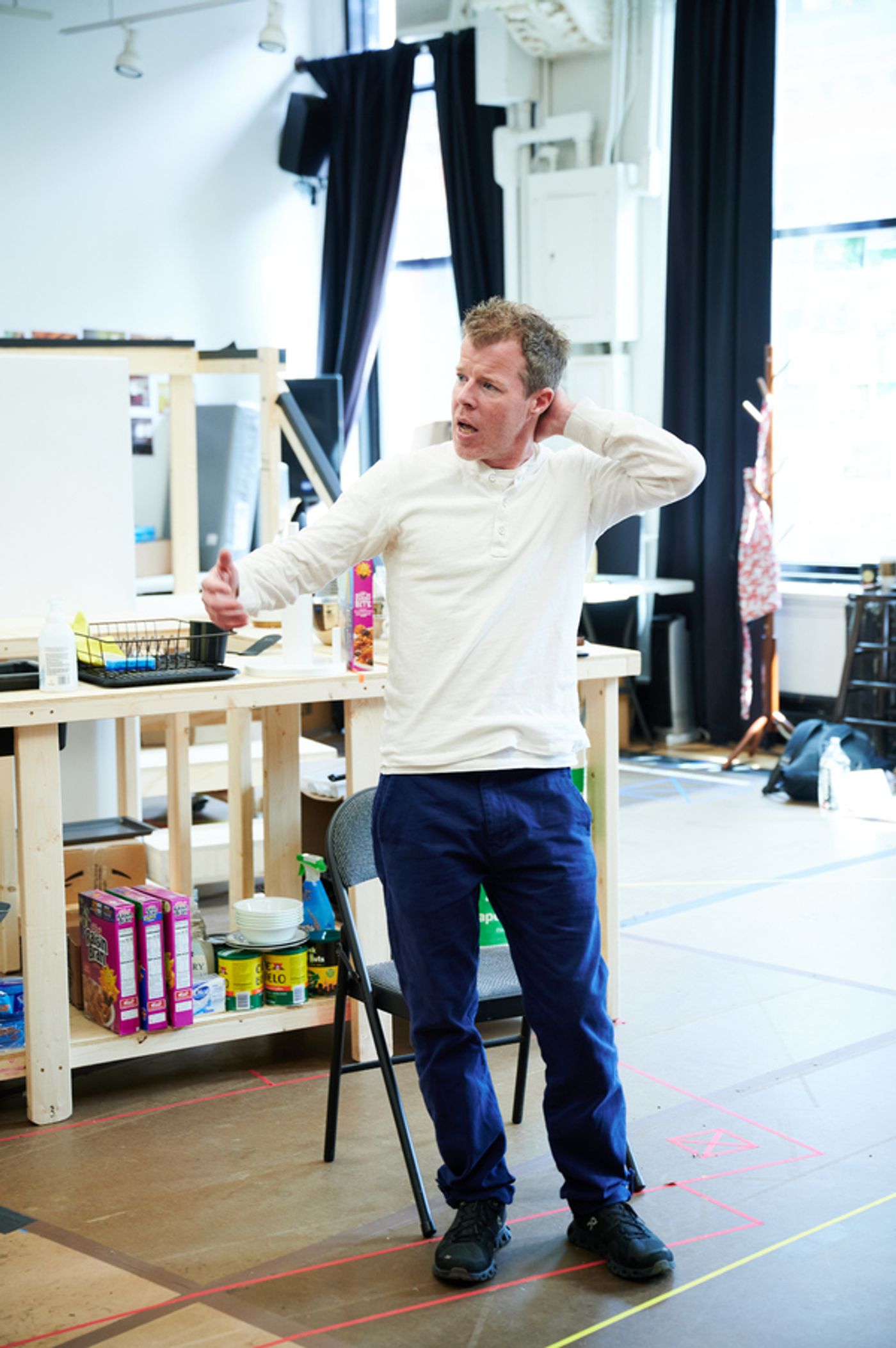 Photos: First Look at David Harbour, Bill Pullman & More in Rehearsals for Theresa Rebeck's MAD HOUSE  Image