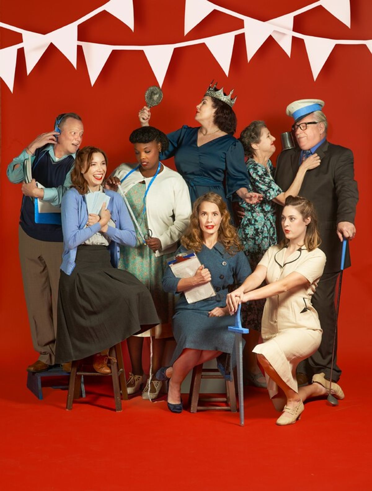 Standing: Mark Shum, Sky Williams, Emily Scott Banks, Laurel Lynn Collins, Bradley Campbell, and seated:  Amber Rossi, Dana Schultes, Laura Lyman Payne at 